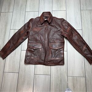 Men's Brown Leather Jacket